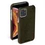 Puzdro Krusell Birka na mobil pre Apple iPhone 11 Pro Max, tmavohnedé puzdro v štýle kože