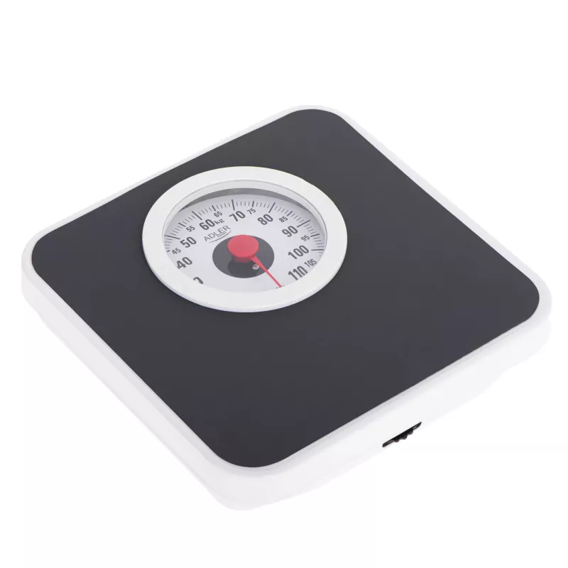 Mechanická osobná váha Adler AD 8178 – max. 120 kg, presnosť 1 kg, čierna
