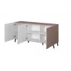 Komoda cama meble Cama Nova 155 × 40 × 72 cm, ružová matná, MDF korpus