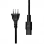 Napájací kábel ProXtend PC-JC15-002, švajčiarsky CEE 7/7 na IEC C15, 2 m