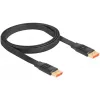 DeLOCK DisplayPort plochý kábel 8K 60 Hz 1 m
