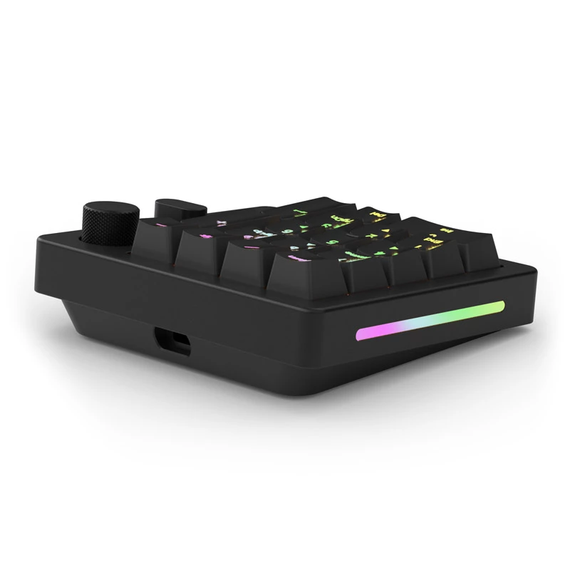 Káblový/bezdrôtový numerický blok Triton Glorious GMMK Wireless Numpad — Fox mechanické spínače, čierny
