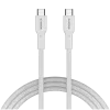 CANYON kábel OnWire 60CL C-C 60W COLOR pletený 1m biely