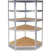 Kovový rohový regál G9040 40 cm