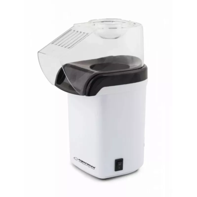 Popcorn stroj Esperanza EKP005W Čierna Biela, 0,27 L, 1200 W, teplý vzduch