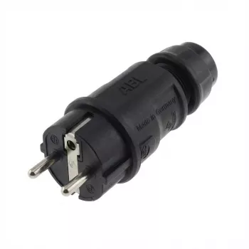 ABL 100000075 Hightech spojka, SCHUKO, Elamid, modrá, IP20, Typ 1580