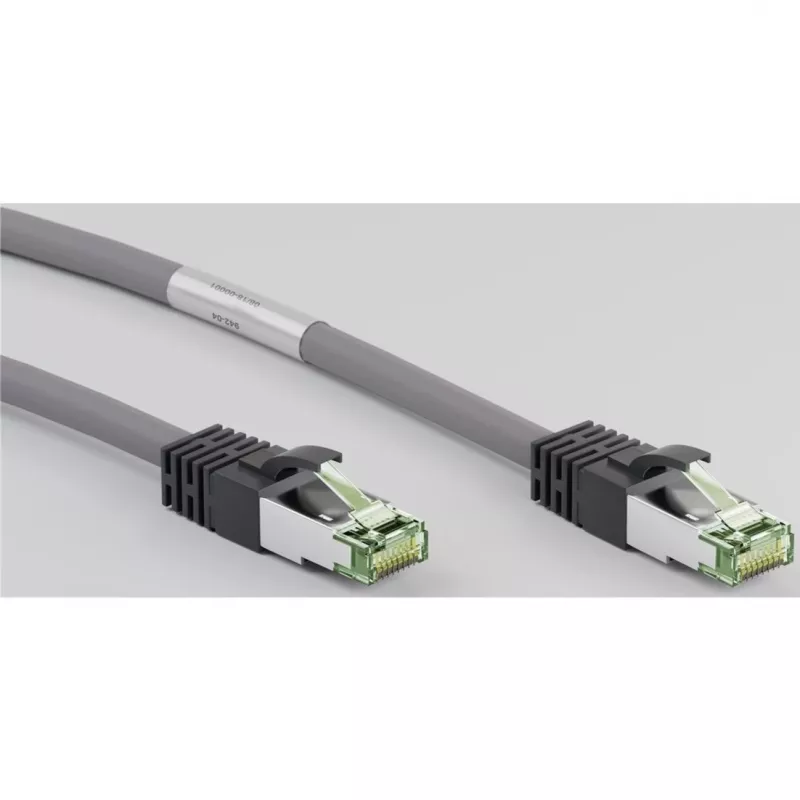 Goobay CAT 8.1 patch kábel, S/FTP (PiMF), sivý, 3 m - LSZH bez halogénov, meď AWG 24 (55138)