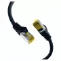 EFB-Elektronik RJ45 patch kábel Cat.6A S/FTP LSZHCat.7 surový kábel čierny 0,15 m výrobca: EFB Elektronik (MK7001.0,15B)