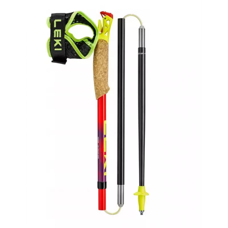 Trekingové palice Leki TRL Ultratrail FX One 120 cm, červená