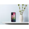 Ochranné puzdro iKins pre Samsung Galaxy S20 – vzor vodných kvetov, čierne