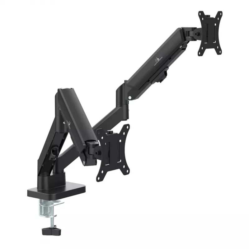 Maclean 2 držiak monitora, plynová pružina, 17-32, 2-10 kg, čierny, MC-134