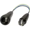 Merací adaptér Schuko-Schuko (044131)