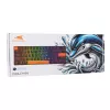 Mechanická klávesnica Baracuda Dolphin čierna US rozloženie s Blue spínačmi