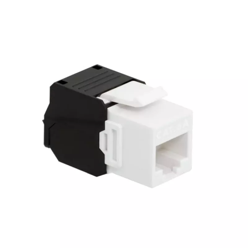 LogiLink NK4066 Keystone modul plochý čierny biely RJ-45