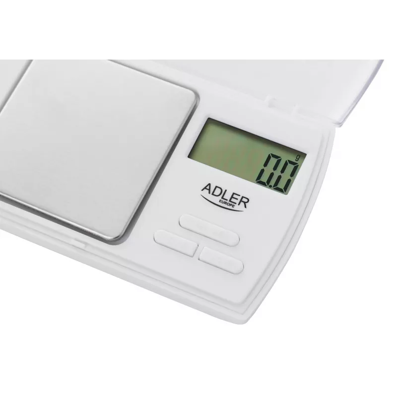 Adler AD 3161 kuchynská váha biela obdĺžniková elektronická osobná váha