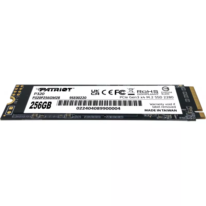 SSD disk Patriot P320 256 GB M.2 2280 PCIe 3.0 x4 NVMe