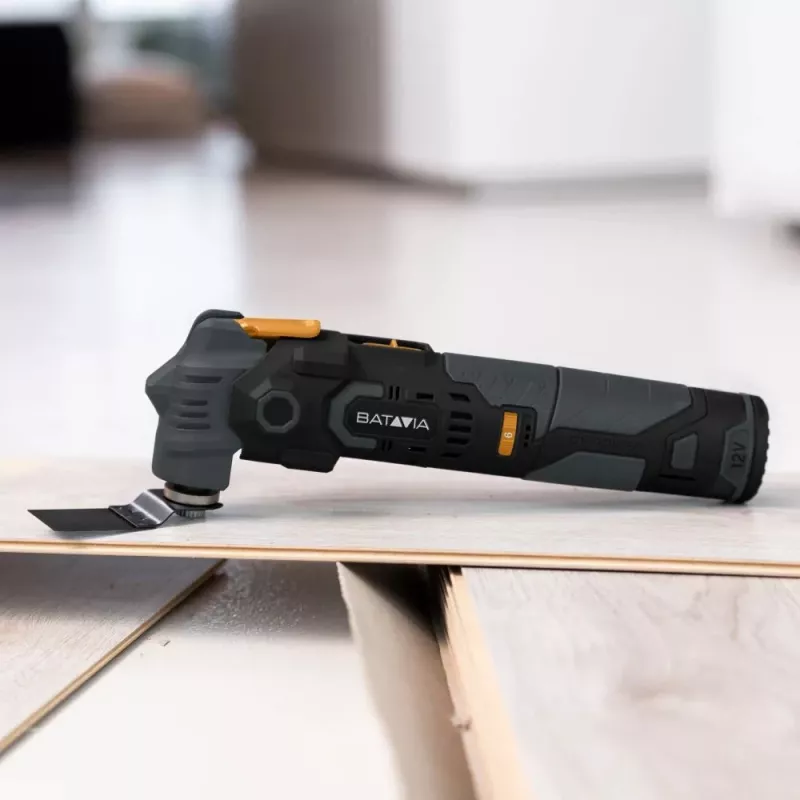 Batavia B.V. | 12V batéria antivibračný multitool - Fixxpack 2.0 set (vrátane 2,0-Ah batérie a USB-C kábla)