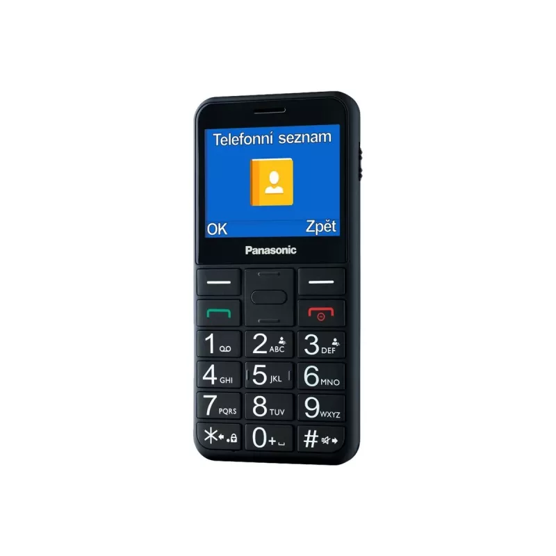 Mobilný telefón pre seniorov KX-TU155 čierny