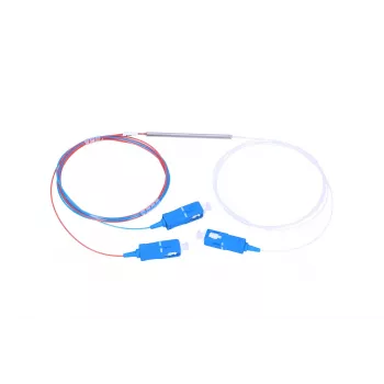 Káblový rozbočovač Extralink Splitter 1:2 FBT SC/UPC 15:85, 900 µm, 1 m