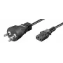 Microconnect PE1204100R napájací kábel čierny 10 m IEC 320 konektor samec C13