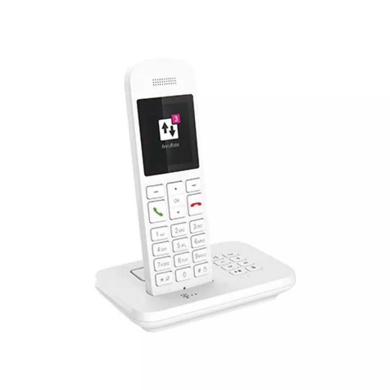 Telekom Sinus A12 analógový/DECT telefón biely