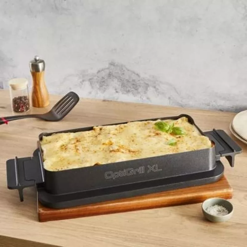 Elektrický kontaktný gril Tefal OptiGrill+ XL Nerez — veľká kapacita, automatické programy varenia