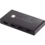 Renkforce RF-SHB-200 4-portový USB 3.0 switch + hub čierny (RF-4474114)