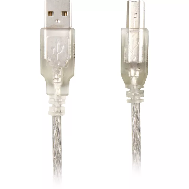 USB kábel DeLOCK 0,5 m A-B sivý 82057