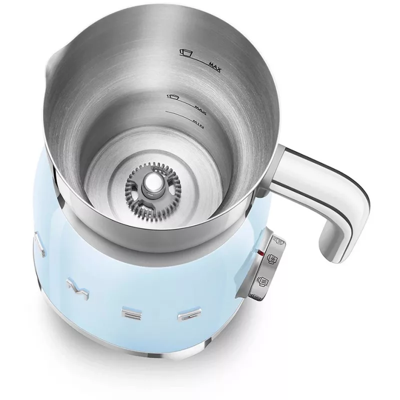 SMEG MFF11PBEU šľahač mlieka 50 inchs Style pastelovomodrý
