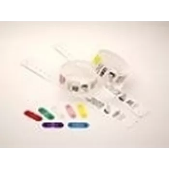 Zebra spony na použitie s náramkami QuickClip, červené