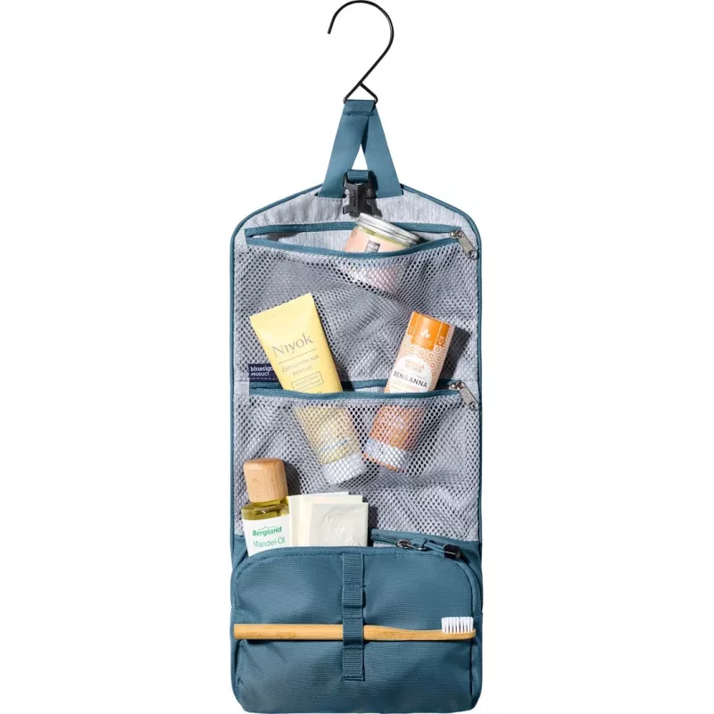 Toaletná taška DEUTER Wash Bag I — kompaktná cestovná toaletná taška, atlantic