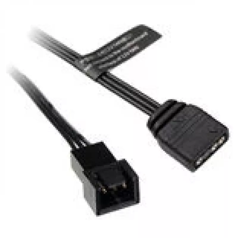 ARGB adaptérový kábel Barrow ZBDZJX-5M – 3-Pin 5V adresovateľné RGB, dĺžka 10 cm