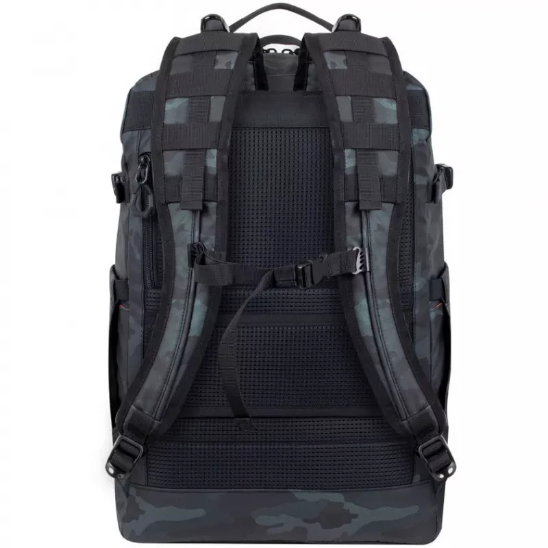 Rivacase Sherwood batoh Camouflage, Navy polyester, polyuretán