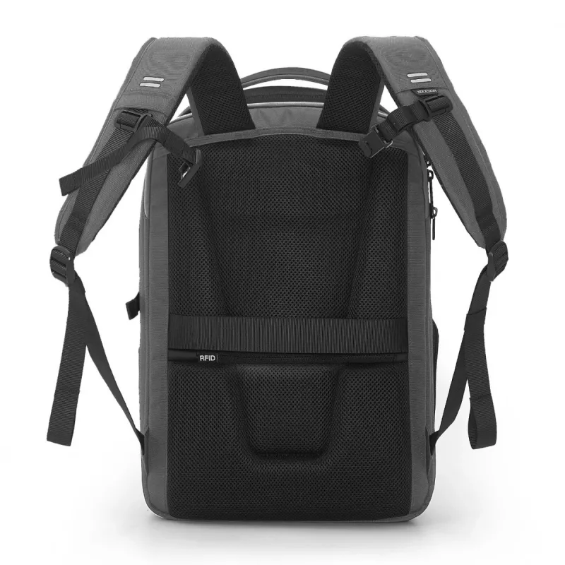 Batoh XDDESIGN Bizz sivý P705.932 – vodoodpudivý, ľahký mestský batoh