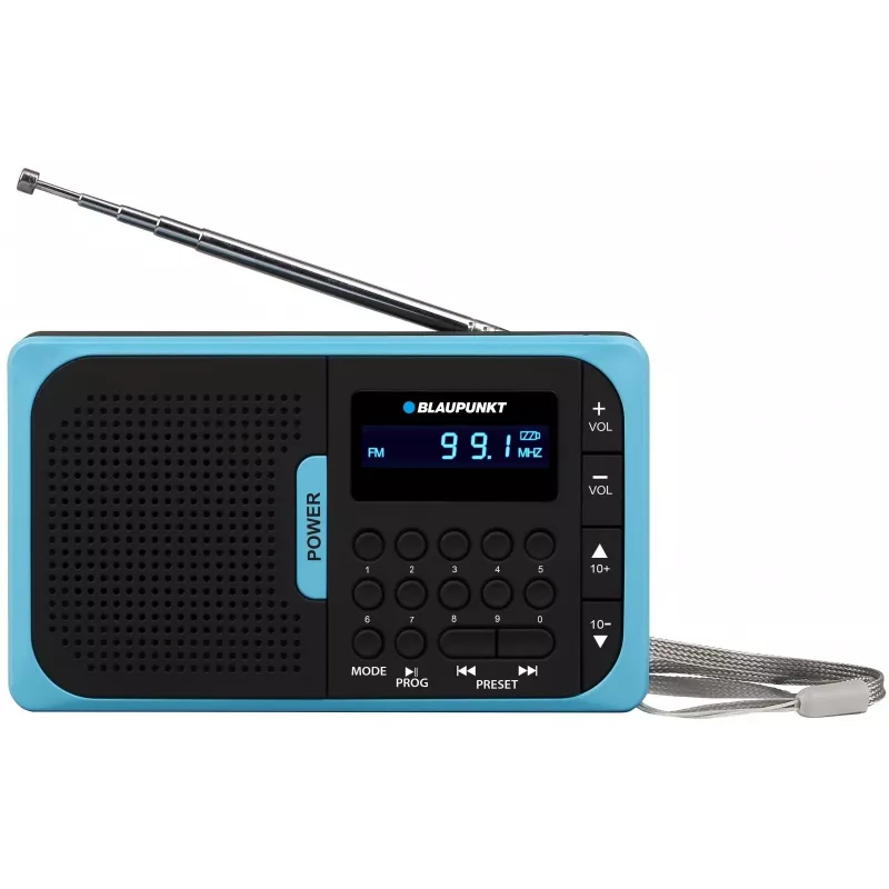 Blaupunkt PR5BL rádio analógové čierne, modré