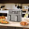 Teplovzdušná fritéza Ninja DZ400EU 9,5 L 2470 W sivá Double