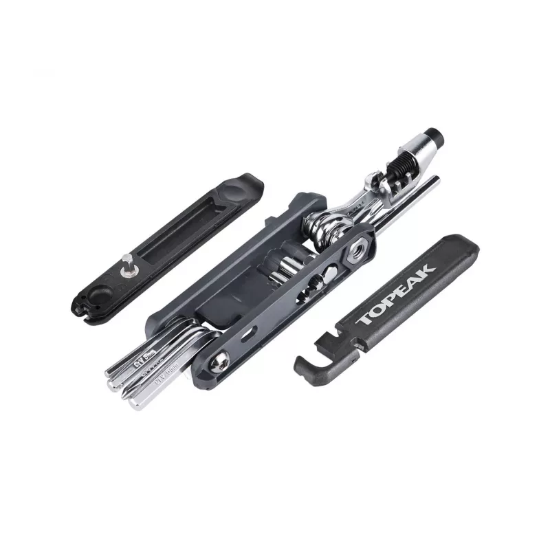 Multitool Topeak Hexus X čierna nehrdzavejúca oceľ 90 mm