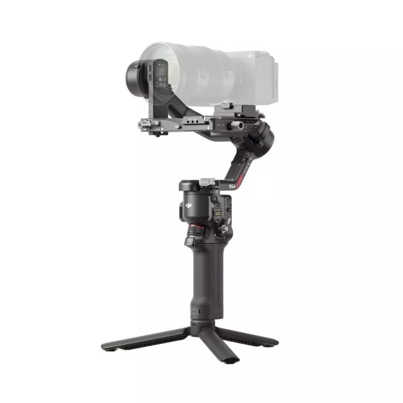 Stabilizátor ručnej kamery DJI RS4, hliníkové puzdro, 12h batéria, 1,066 kg, čierny