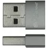 Good Connections adaptér USB 2.0 konektor samec A na USB-C konektor samica hliníkové puzdro sivá (USB-AD203)