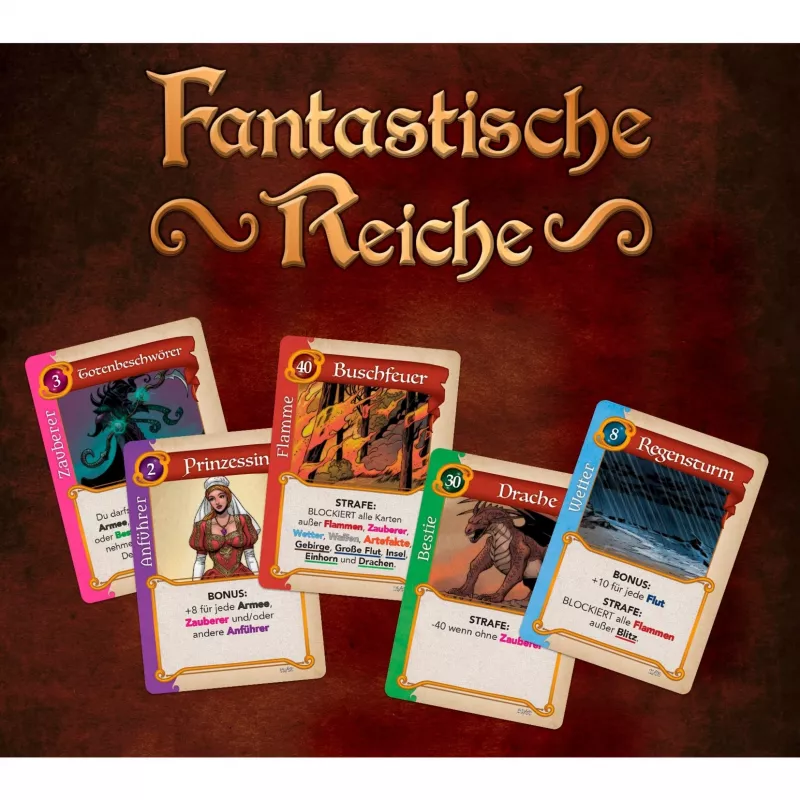 Fantastické ríše, kartová hra