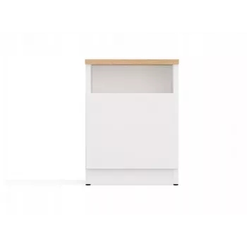 GALAX 30/1D biela/ARTISAN nočný stolík