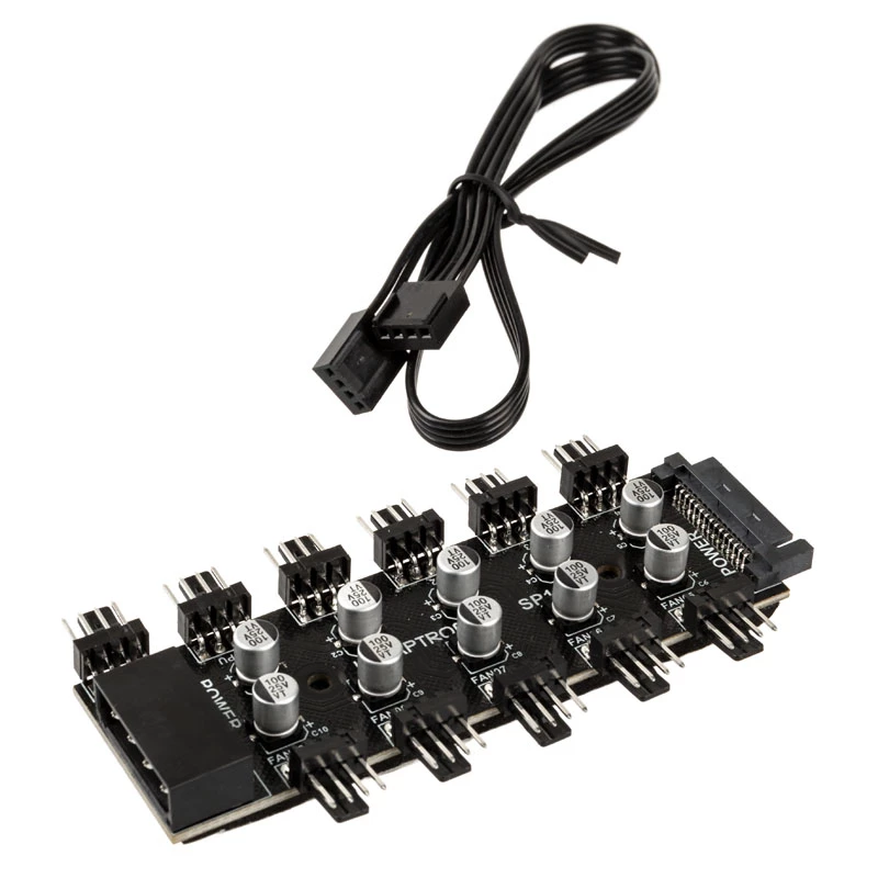 Lamptron SP105 10-násobný PWM hub ventilátorov