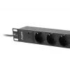 LANBERG NAPÁJACÍ PRÚŽOK 10 RACK (1U, 16A, 3X SCHUKO)