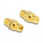 DeLOCK adaptér RP-SMA samica na SMA samica priemer 8 mm šírka 17,1 mm