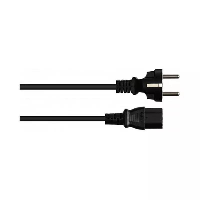 Good Connections ochranná kontaktná zástrčka na C13 čierna 3m