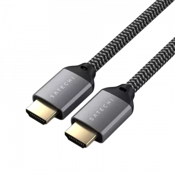 Satechi ST-8KHC2MM - 2 m - HDMI Type-A (Standard) - HDMI Type-A (Standard) - sivá