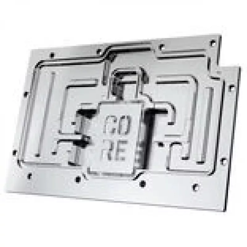 Blok kvapalinového chladenia Alphacool Core RX 9070 XT Swift+ transparentný chróm pre GPU