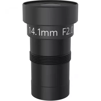 Objektív pre bezpečnostnú kameru AXIS 03140-001 – ohnisková vzdialenosť 14,1 mm, horizontálny uhol záberu 31°, čierny