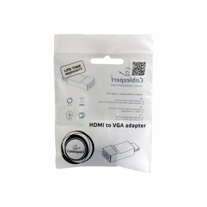 Káblový adaptér Gembird A-HDMI-VGA-001