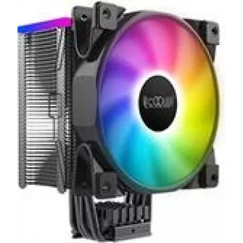 CPU chladič PCCOOLER GI-D56A 120mm ventilátor až do 2000 ot/min, vzduchové chladenie pre procesory